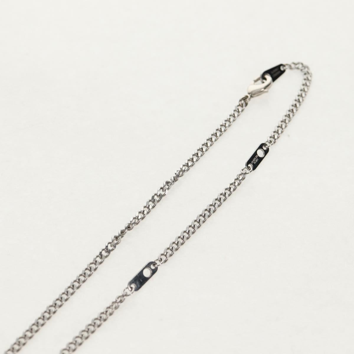 LOUIS VUITTON Necklace LV Collier Rabbit Necklace metal Silver LV Auth 128541SM