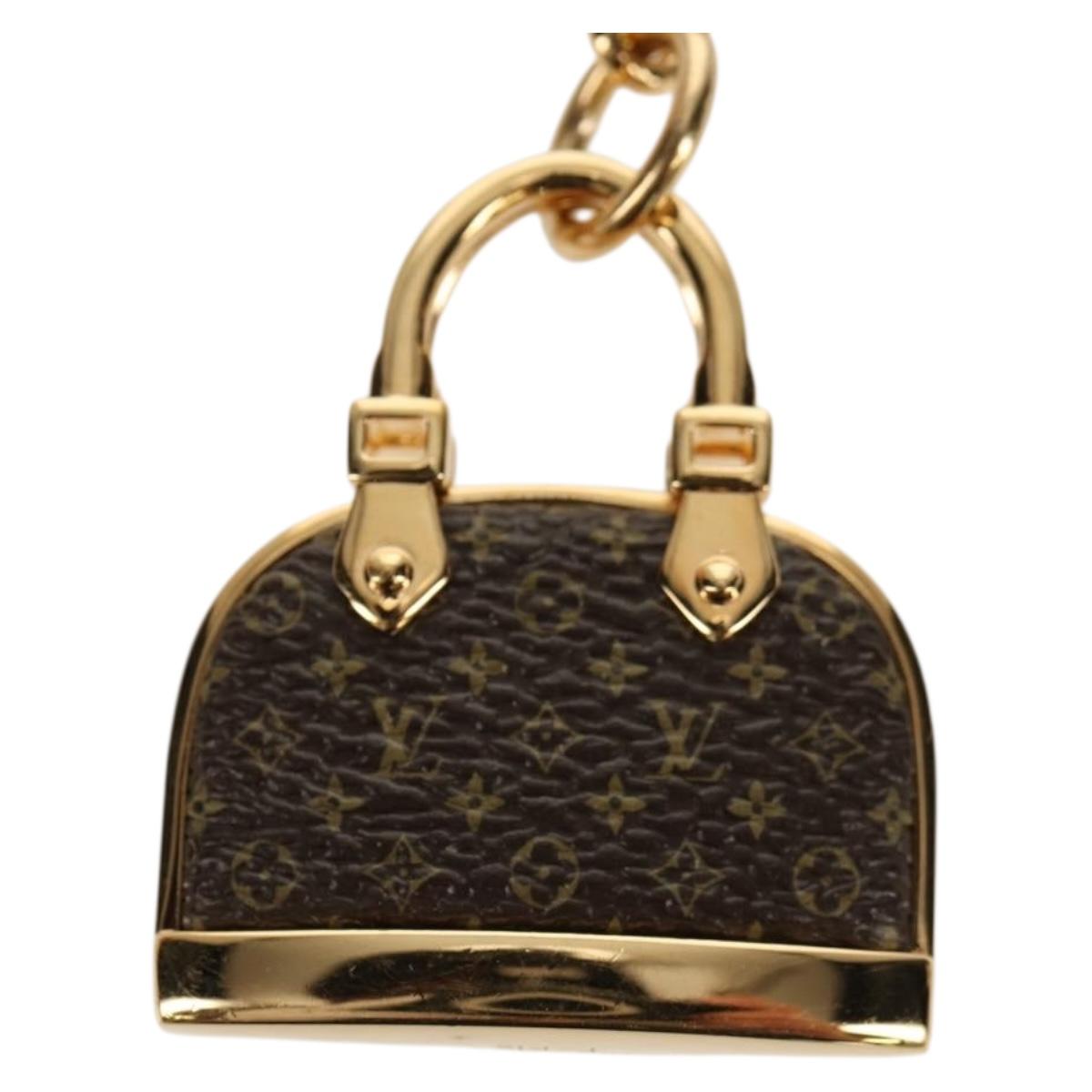 LOUIS VUITTON Monogram Iconic Alma Charm Bag Charm M01799 LV Auth 128542M