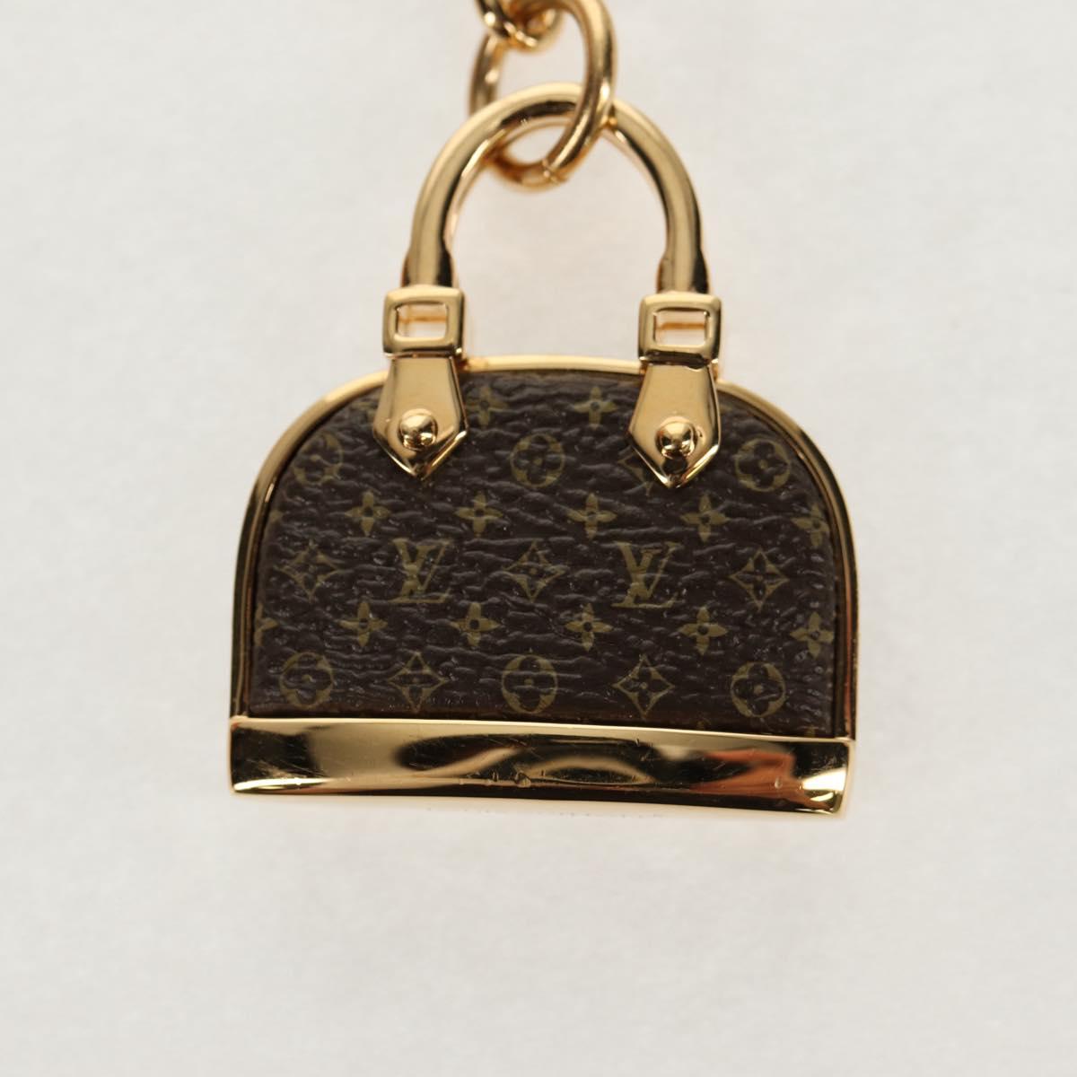 LOUIS VUITTON Monogram Iconic Alma Charm Bag Charm M01799 LV Auth 128542M
