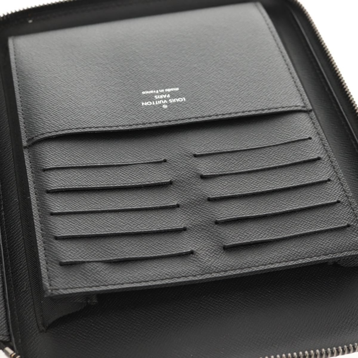 LOUIS VUITTON Monogram Eclipse iPad cover box iPad Case M61870 LV Auth 128544M