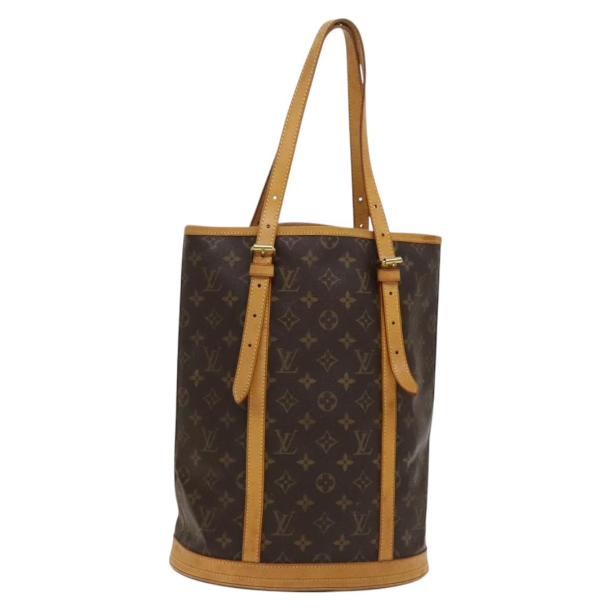 LOUIS VUITTON Monogram Bucket GM Shoulder Bag M42236 LV Auth 128565