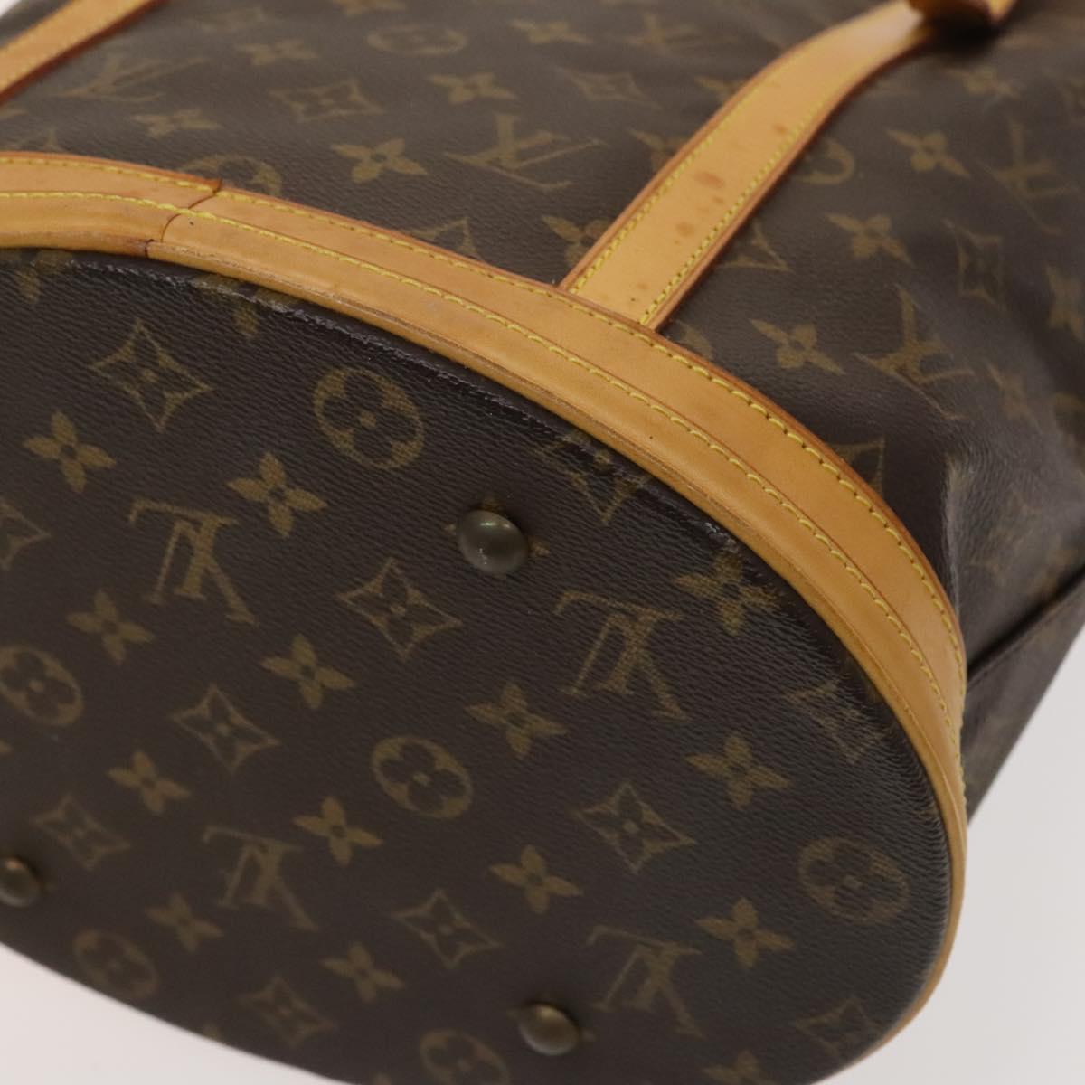 LOUIS VUITTON Monogram Bucket GM Shoulder Bag M42236 LV Auth 128565