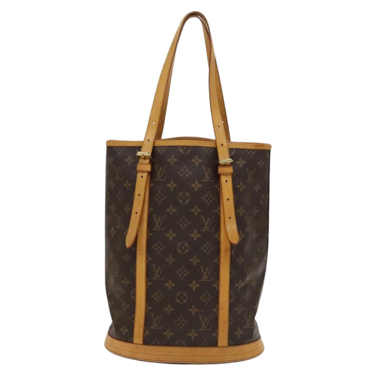 LOUIS VUITTON Monogram Bucket GM Shoulder Bag M42236 LV Auth 128565
