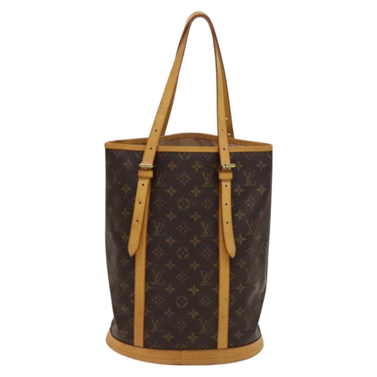 LOUIS VUITTON Monogram Bucket GM Shoulder Bag M42236 LV Auth 128565