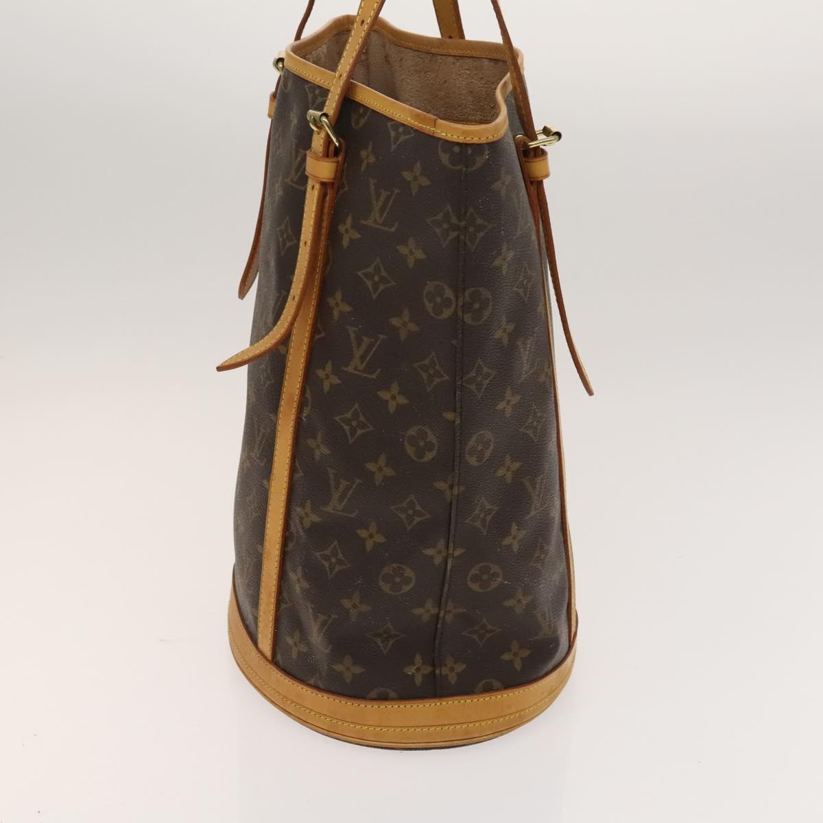 LOUIS VUITTON Monogram Bucket GM Shoulder Bag M42236 LV Auth 128565