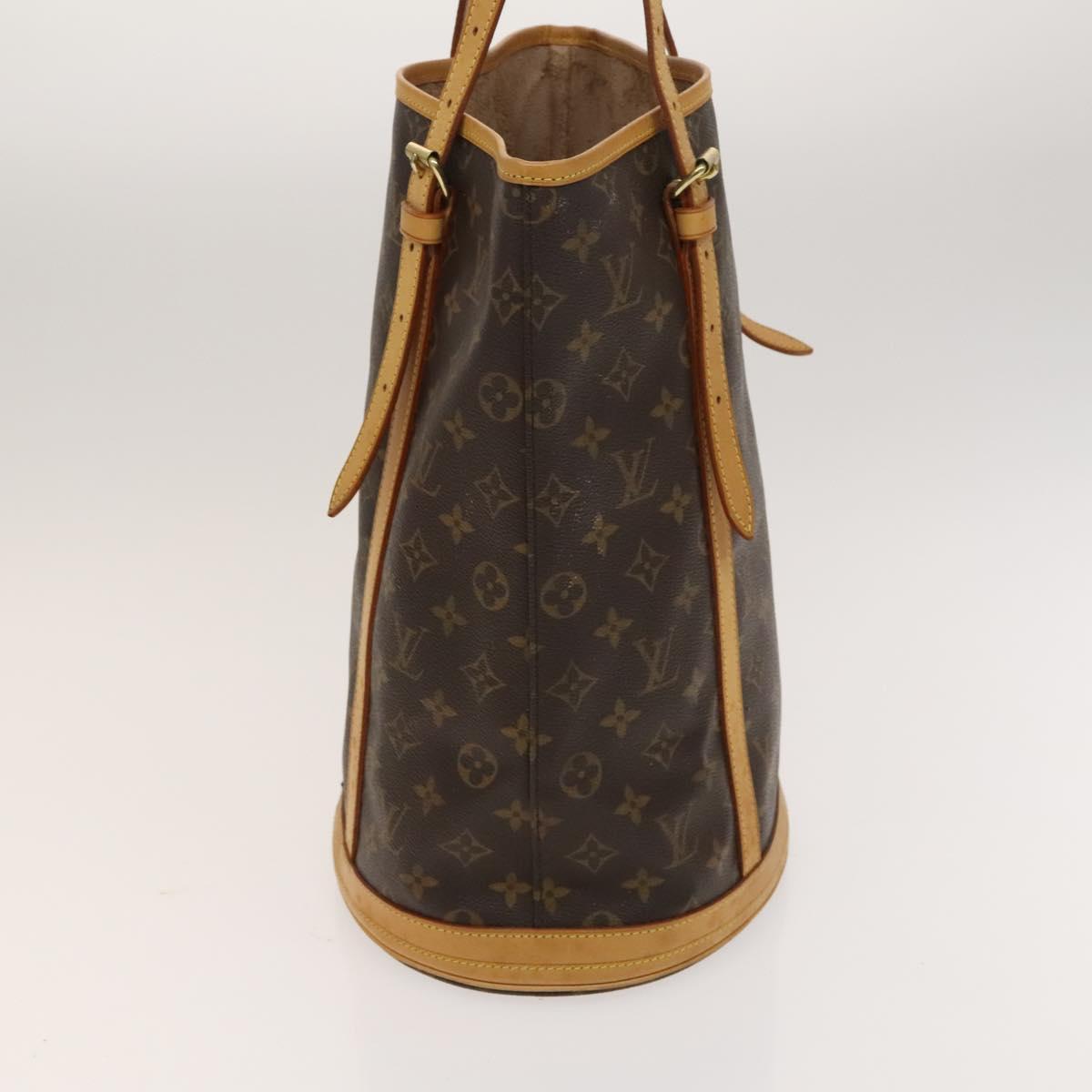 LOUIS VUITTON Monogram Bucket GM Shoulder Bag M42236 LV Auth 128565