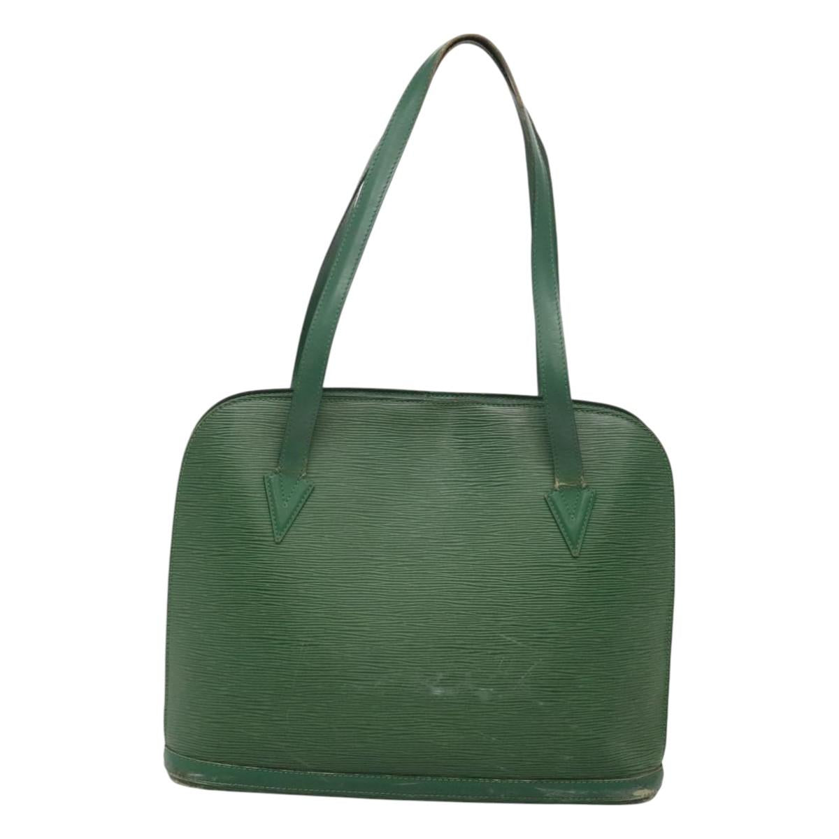 LOUIS VUITTON Epi Lussac Shoulder Bag Green M52284 LV Auth 128573