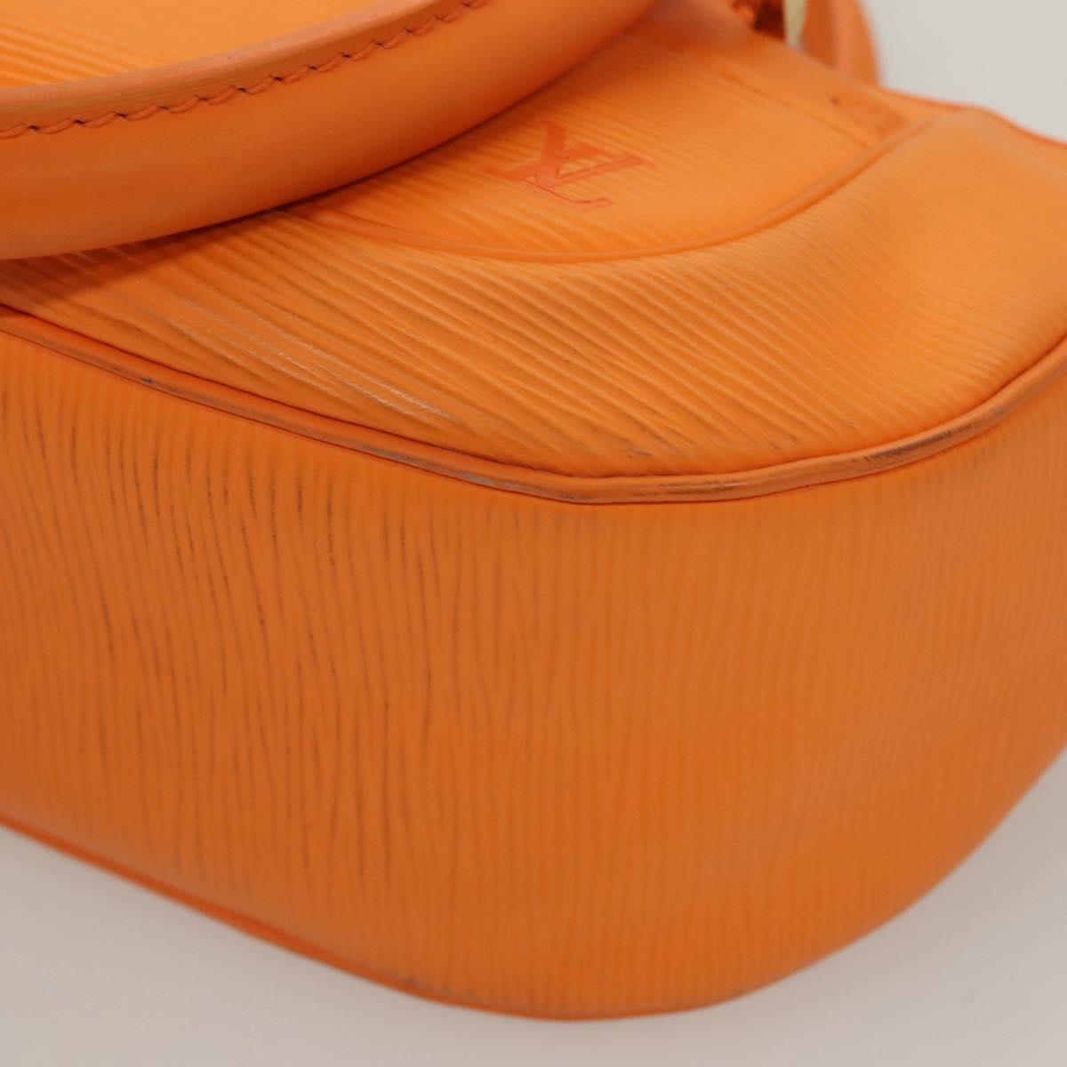 LOUIS VUITTON Epi Danura PM Shoulder Bag 2Way Orange Mandarin M5891H Auth 128579