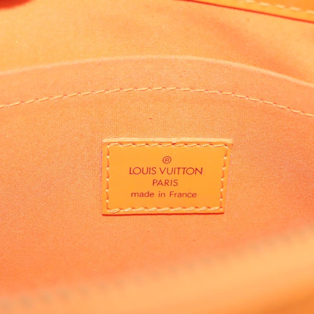 LOUIS VUITTON Epi Danura PM Shoulder Bag 2Way Orange Mandarin M5891H Auth 128579