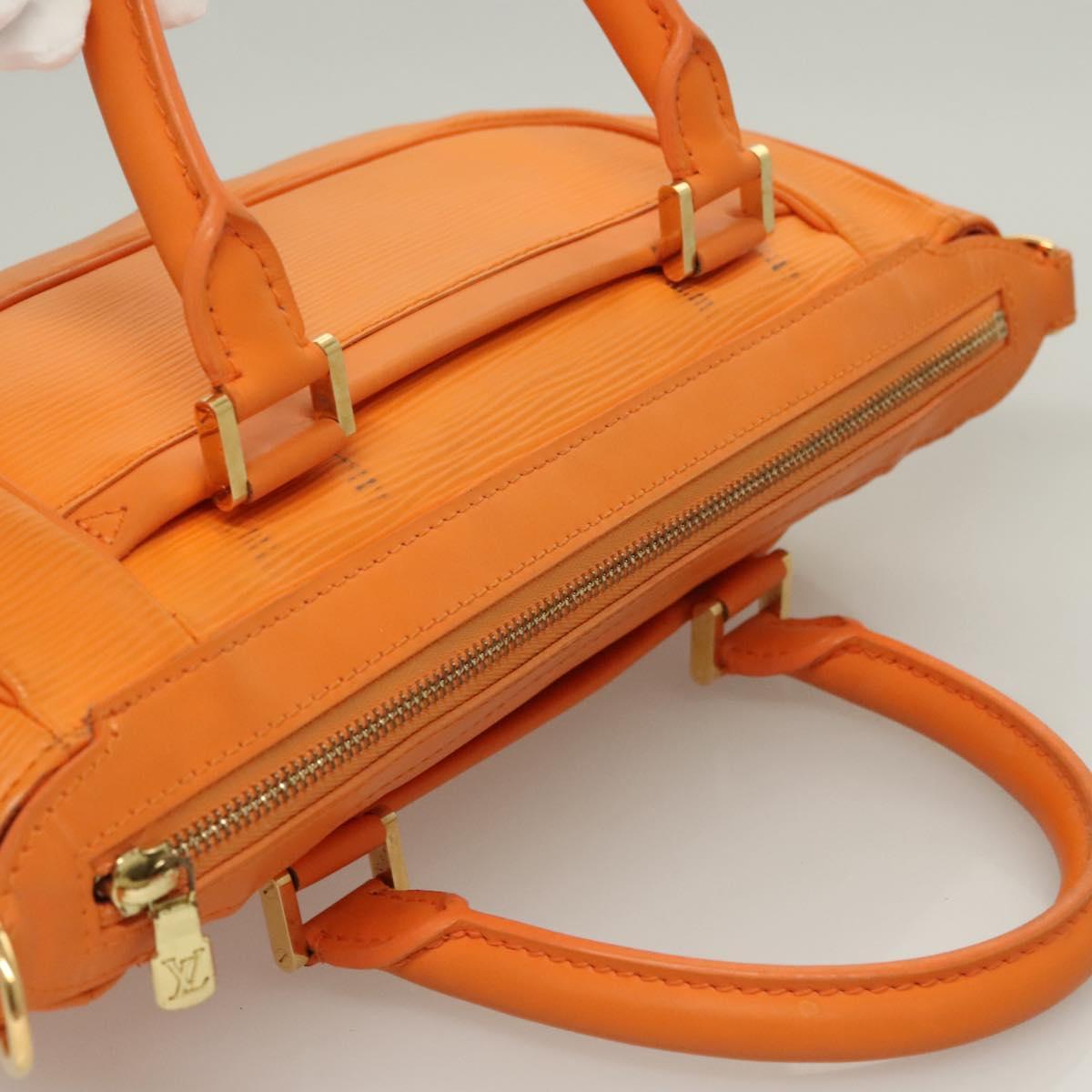 LOUIS VUITTON Epi Danura PM Shoulder Bag 2Way Orange Mandarin M5891H Auth 128579