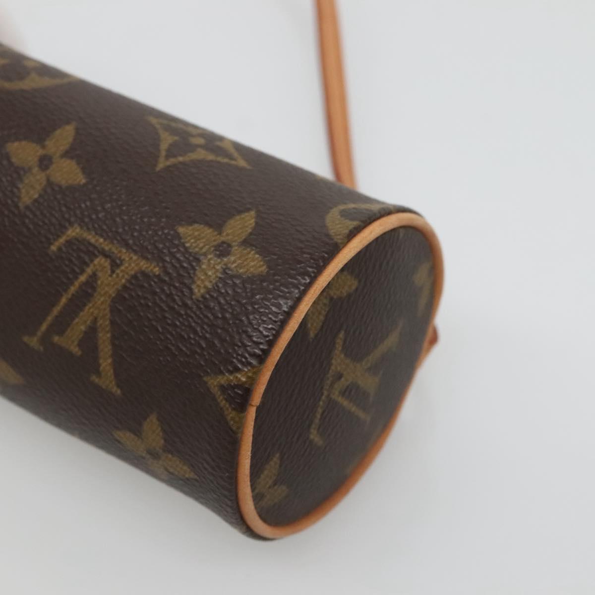 LOUIS VUITTON Monogram Papillon Pouch LV Auth 128593