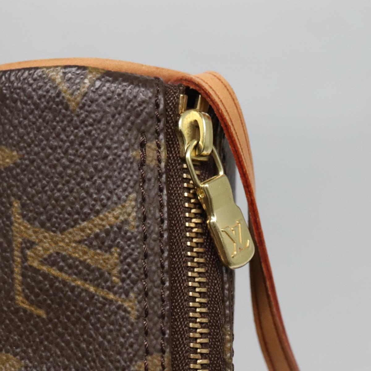 LOUIS VUITTON Monogram Papillon Pouch LV Auth 128593