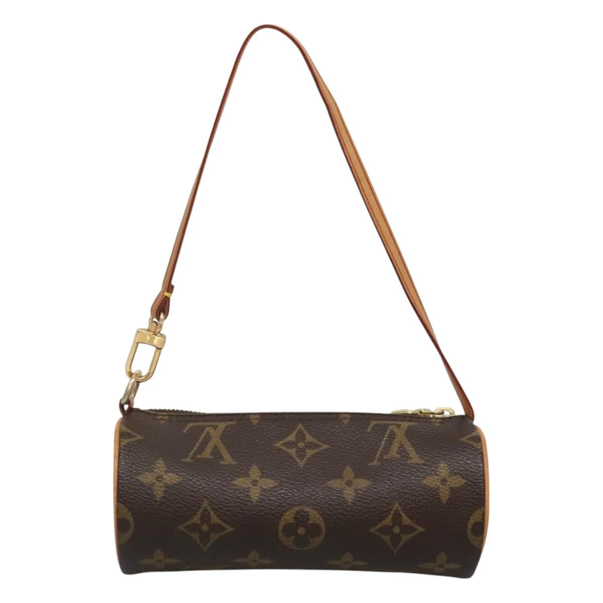 LOUIS VUITTON Monogram Papillon Pouch LV Auth 128593