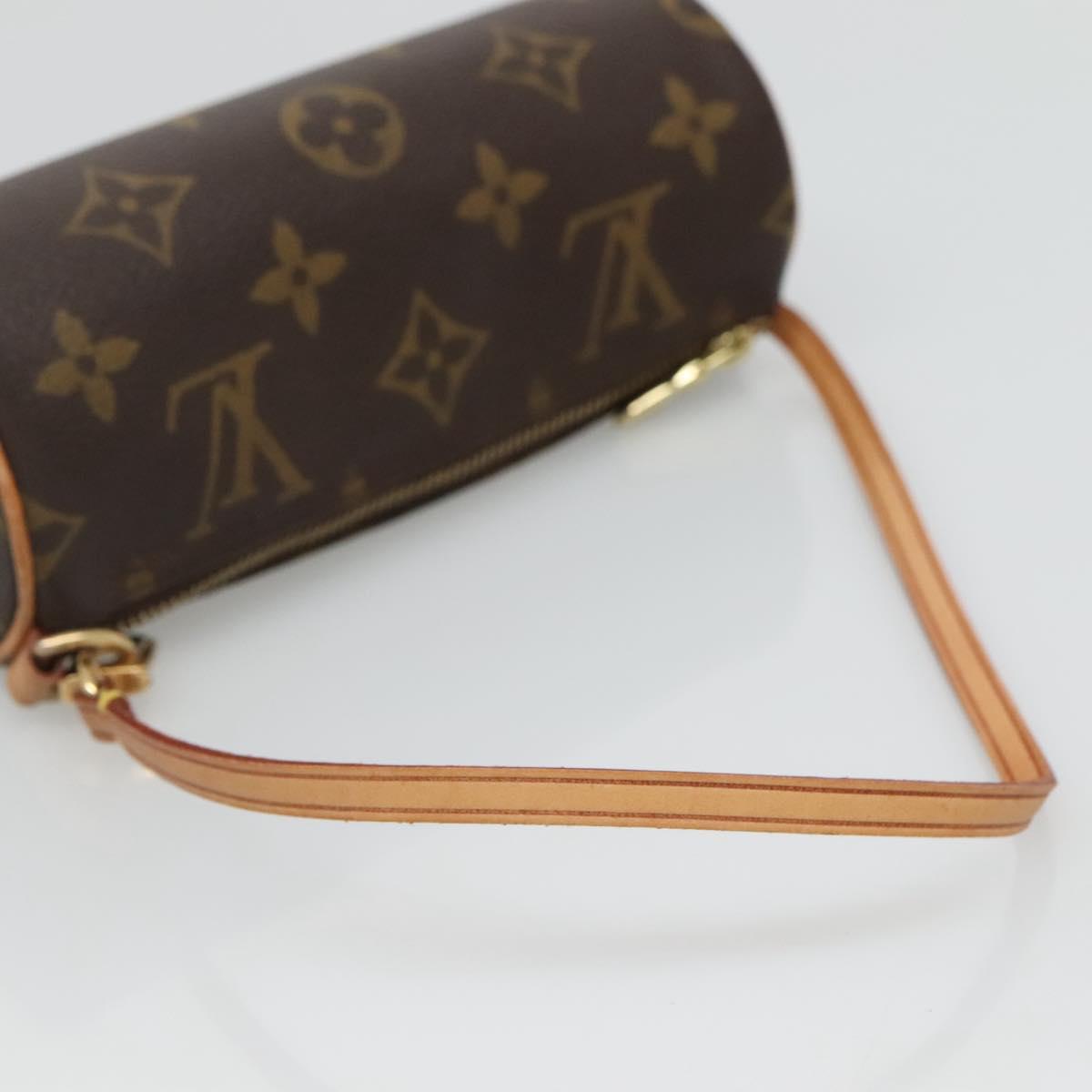 LOUIS VUITTON Monogram Papillon Pouch LV Auth 128593