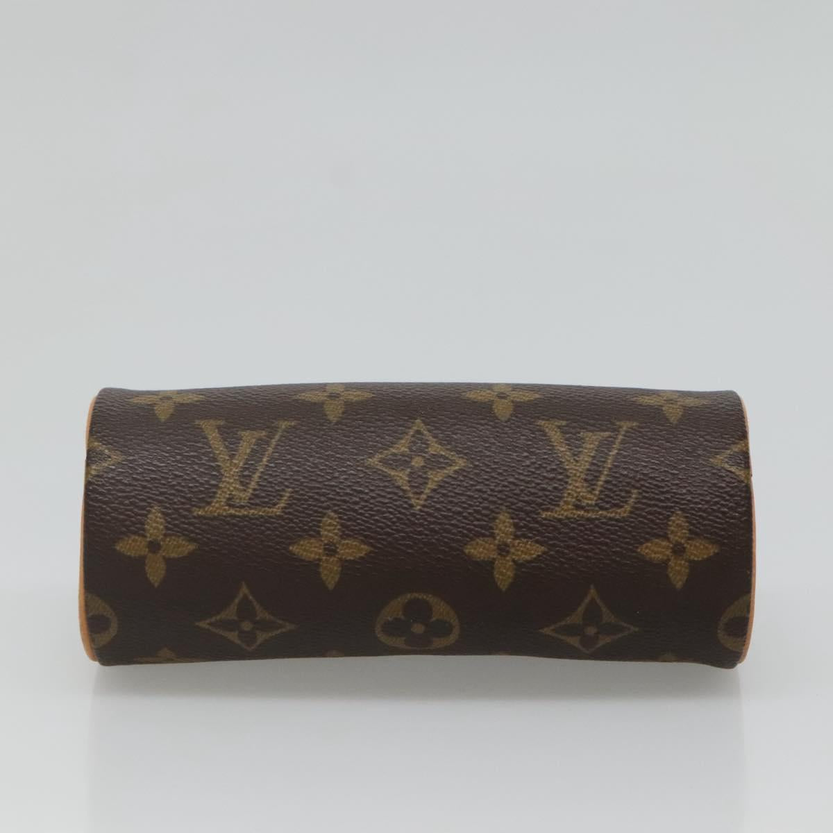 LOUIS VUITTON Monogram Papillon Pouch LV Auth 128593