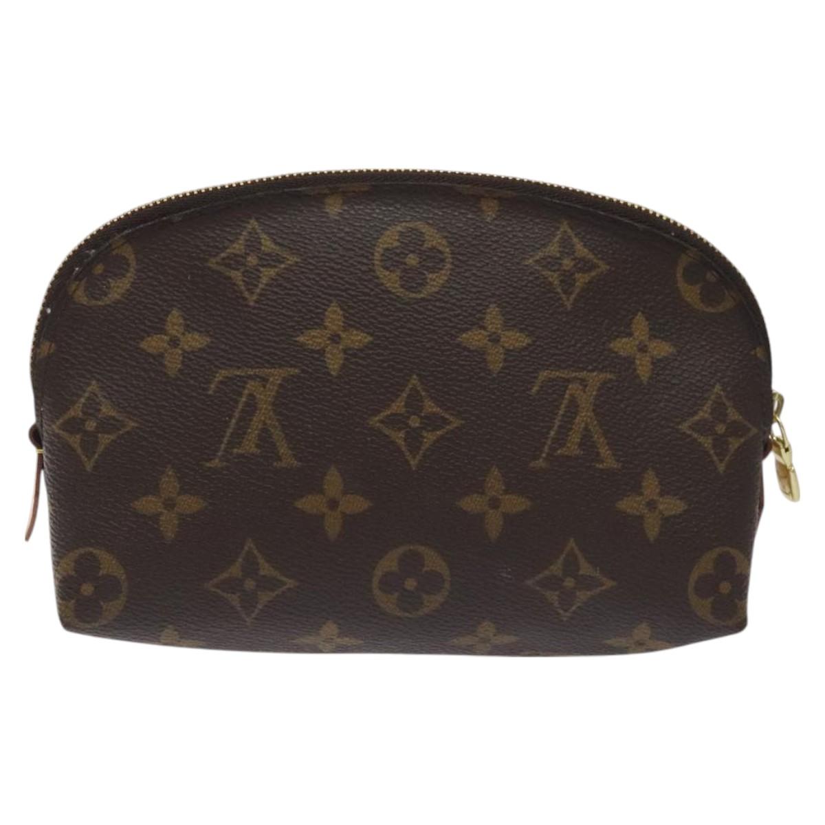 LOUIS VUITTON Monogram Pochette Cosmetic PM Cosmetic Pouch M47515 LV Auth 128595