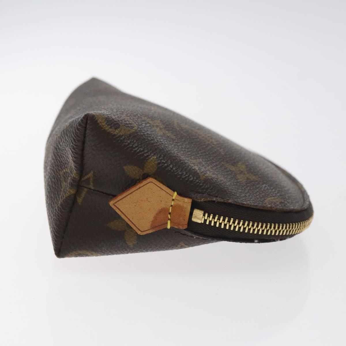 LOUIS VUITTON Monogram Pochette Cosmetic PM Cosmetic Pouch M47515 LV Auth 128595