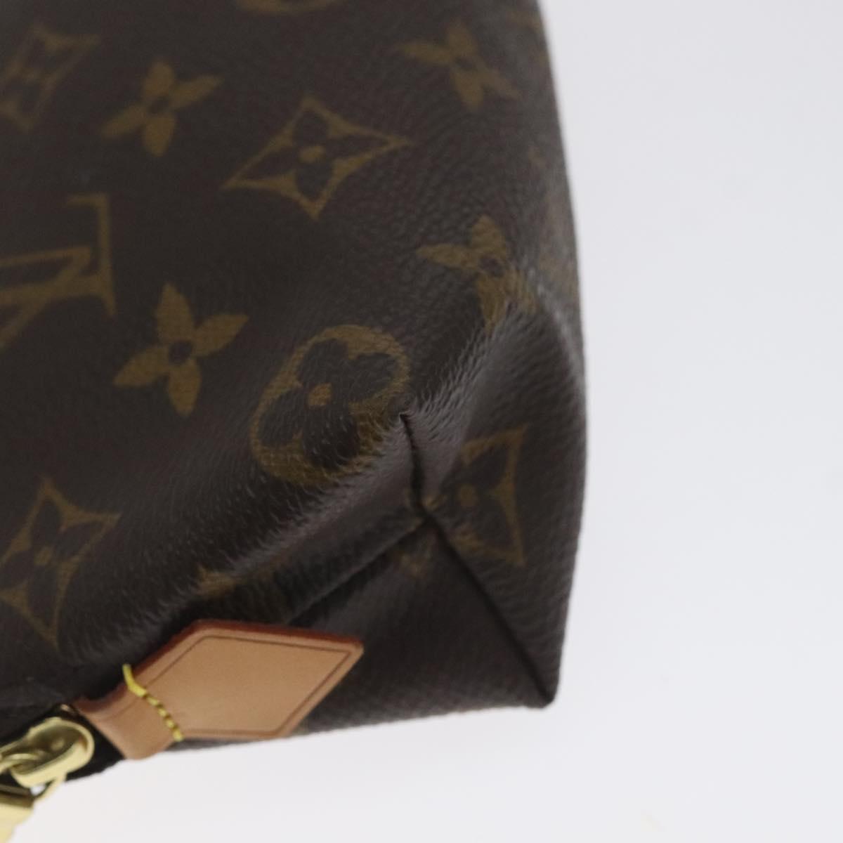 LOUIS VUITTON Monogram Pochette Cosmetic PM Cosmetic Pouch M47515 LV Auth 128595