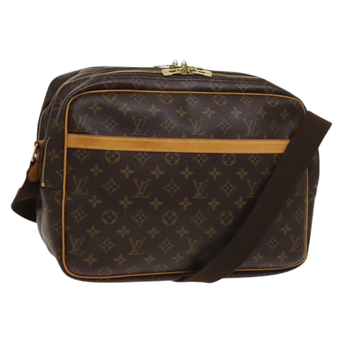LOUIS VUITTON Monogram Reporter GM Shoulder Bag M45252 LV Auth 128611