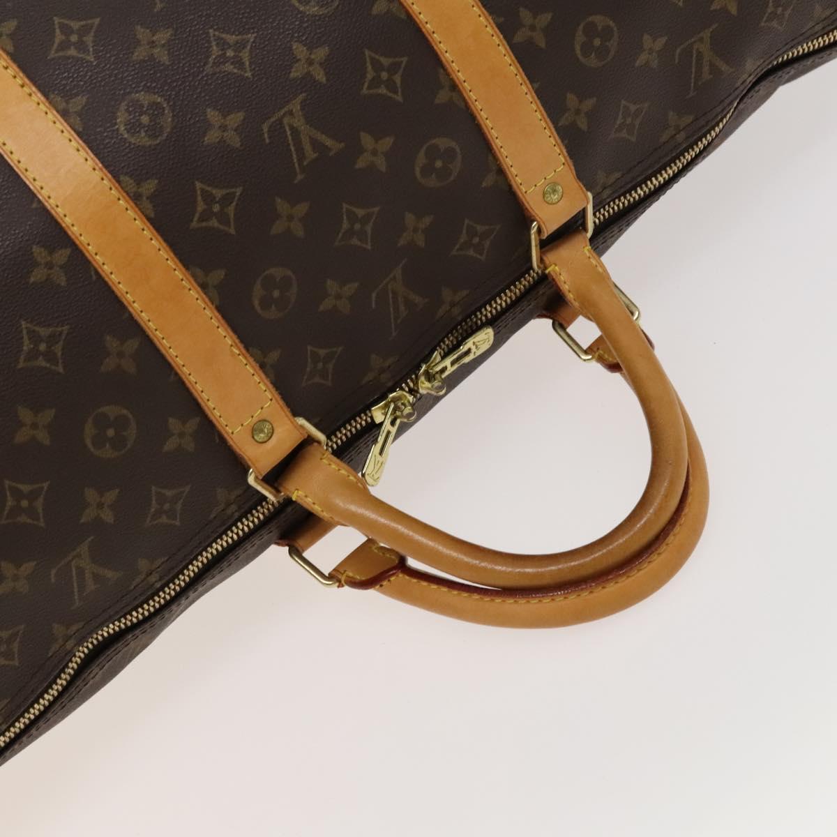 LOUIS VUITTON Monogram Keepall 60 Boston Bag M41422 LV Auth 128617