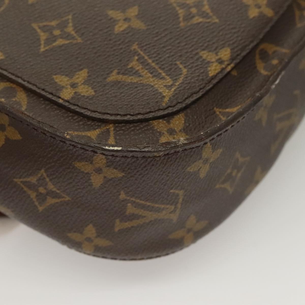 LOUIS VUITTON Monogram Saint Cloud GM Shoulder Bag M51242 LV Auth 128627