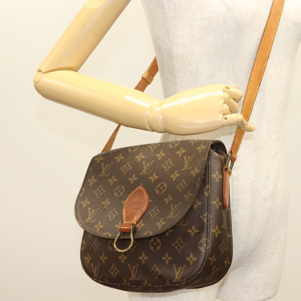 LOUIS VUITTON Monogram Saint Cloud GM Shoulder Bag M51242 LV Auth 128627