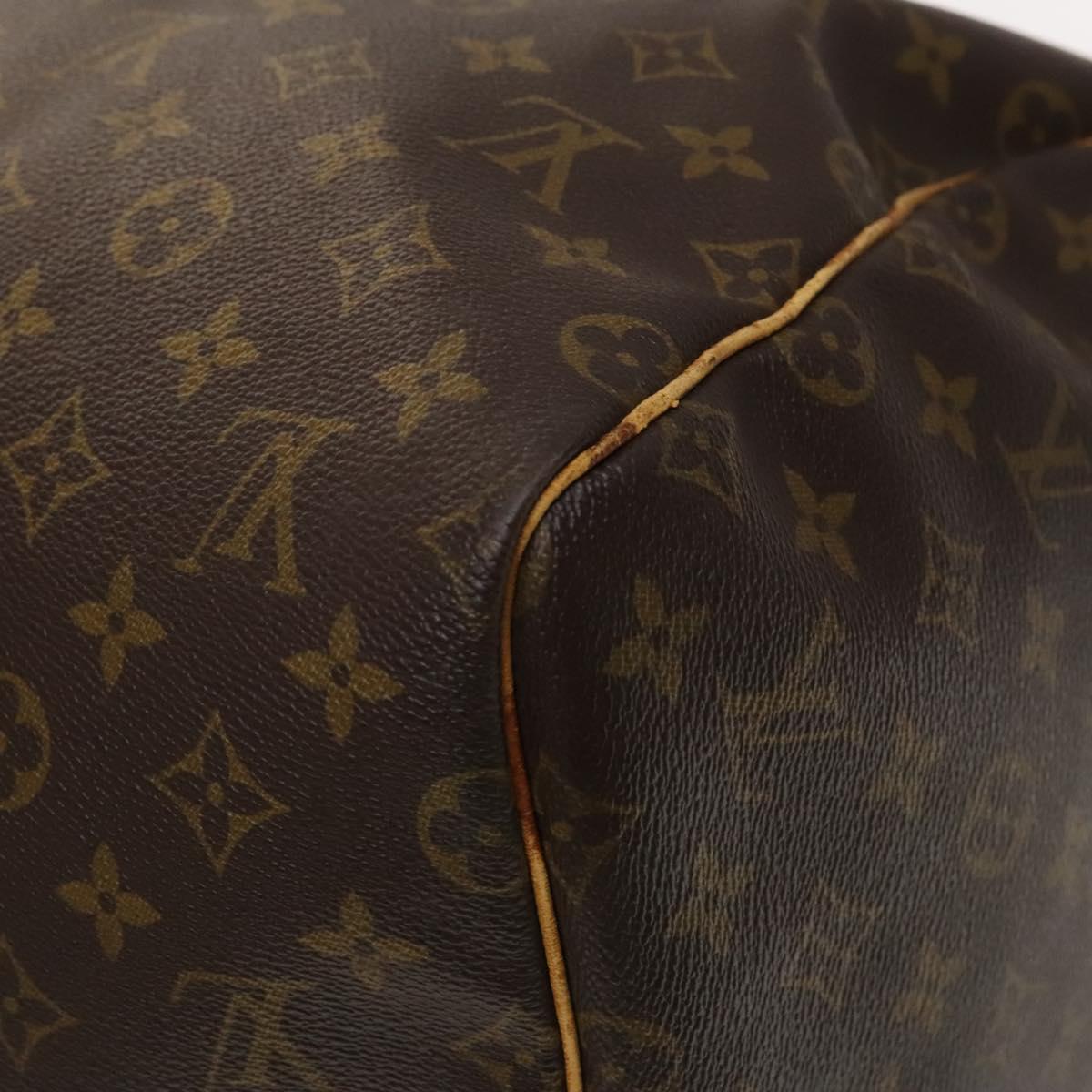LOUIS VUITTON Monogram Keepall 55 Boston Bag M41424 LV Auth 128652