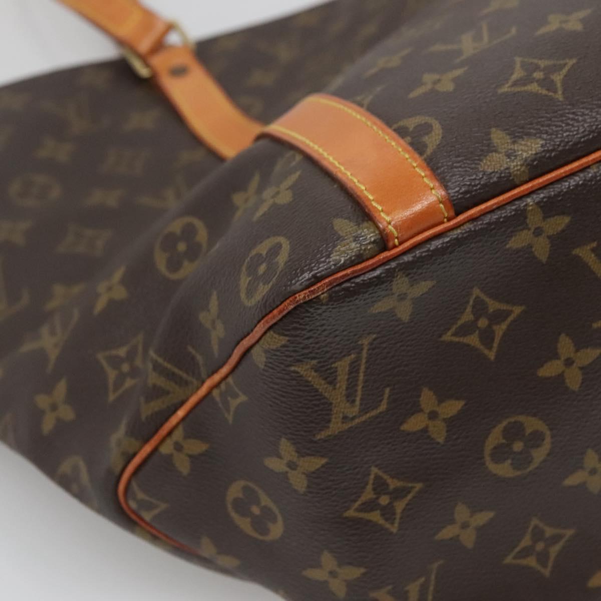 LOUIS VUITTON Monogram Sac Shopping Tote Bag M51108 LV Auth 128670