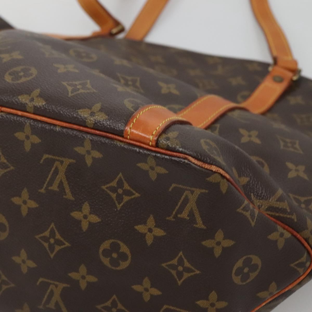 LOUIS VUITTON Monogram Sac Shopping Tote Bag M51108 LV Auth 128670