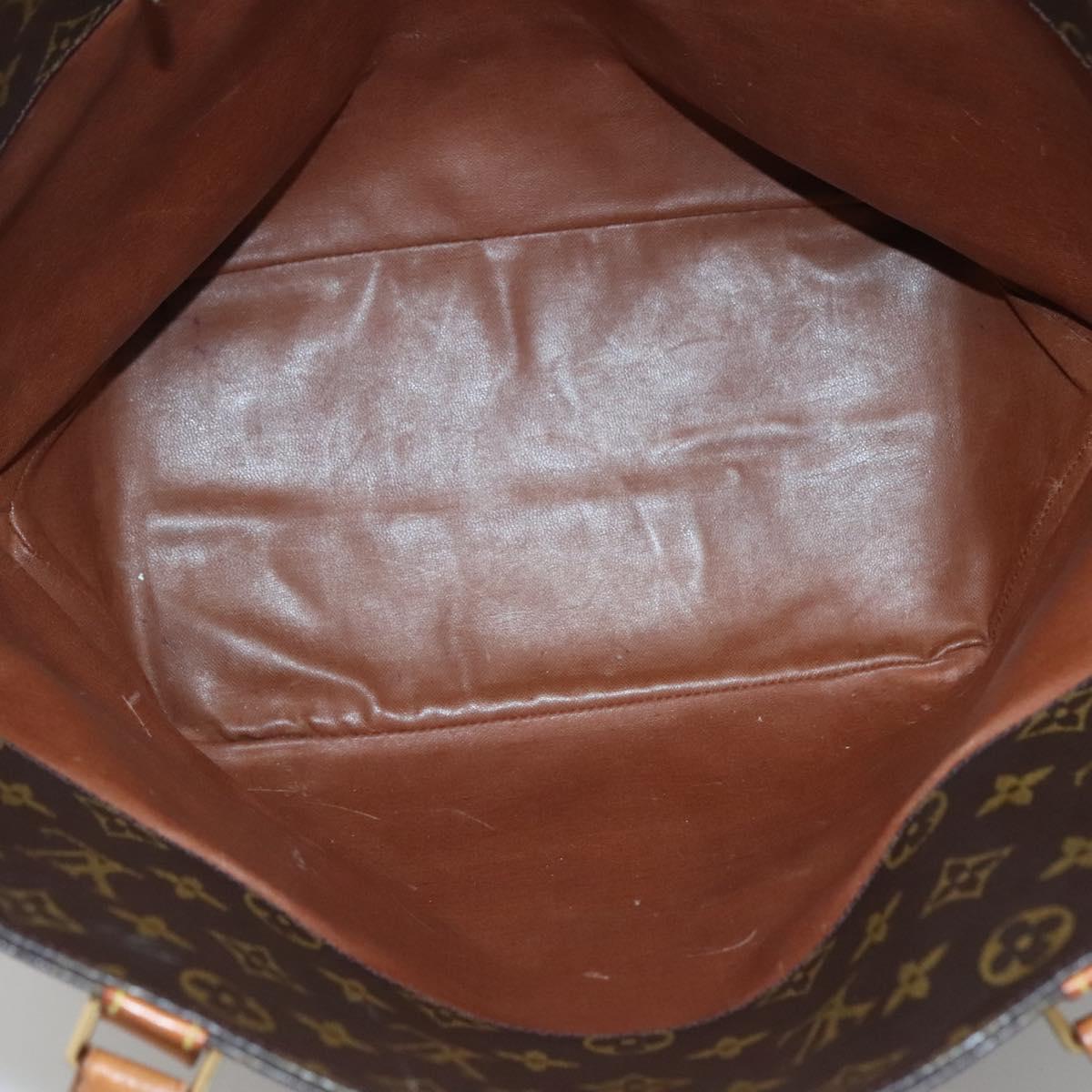 LOUIS VUITTON Monogram Sac Shopping Tote Bag M51108 LV Auth 128670