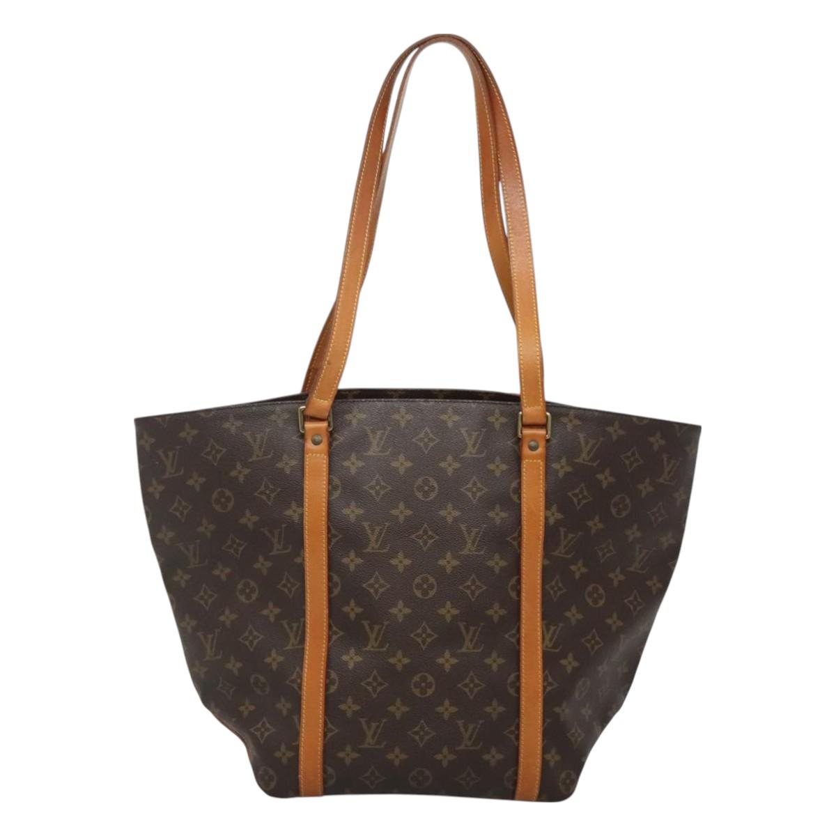 LOUIS VUITTON Monogram Sac Shopping Tote Bag M51108 LV Auth 128670
