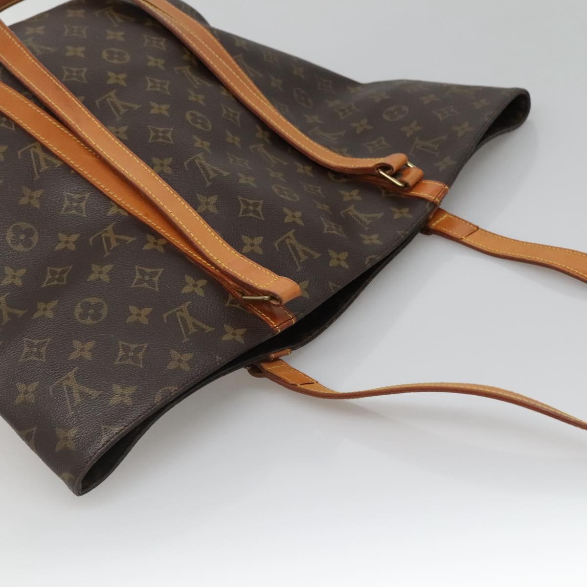 LOUIS VUITTON Monogram Sac Shopping Tote Bag M51108 LV Auth 128670