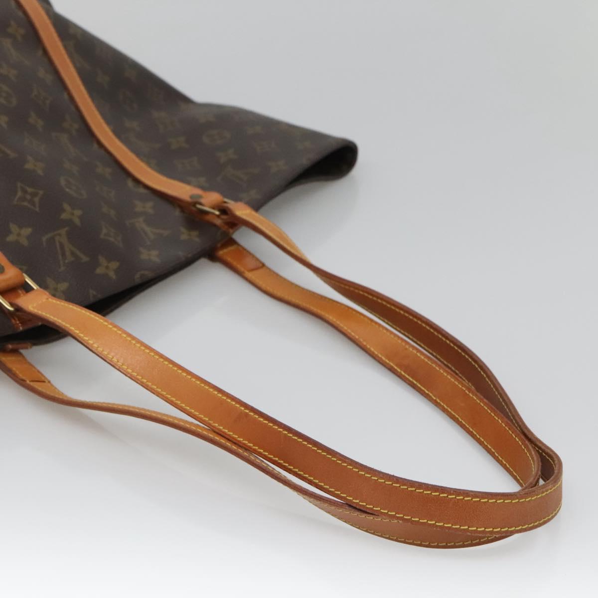 LOUIS VUITTON Monogram Sac Shopping Tote Bag M51108 LV Auth 128670