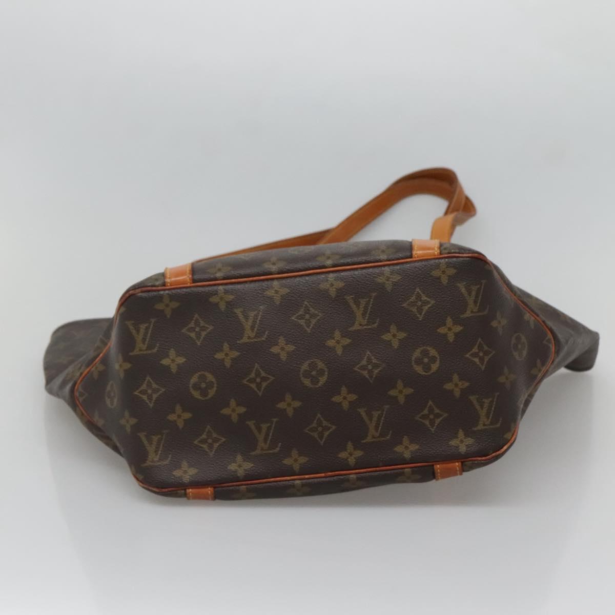 LOUIS VUITTON Monogram Sac Shopping Tote Bag M51108 LV Auth 128670