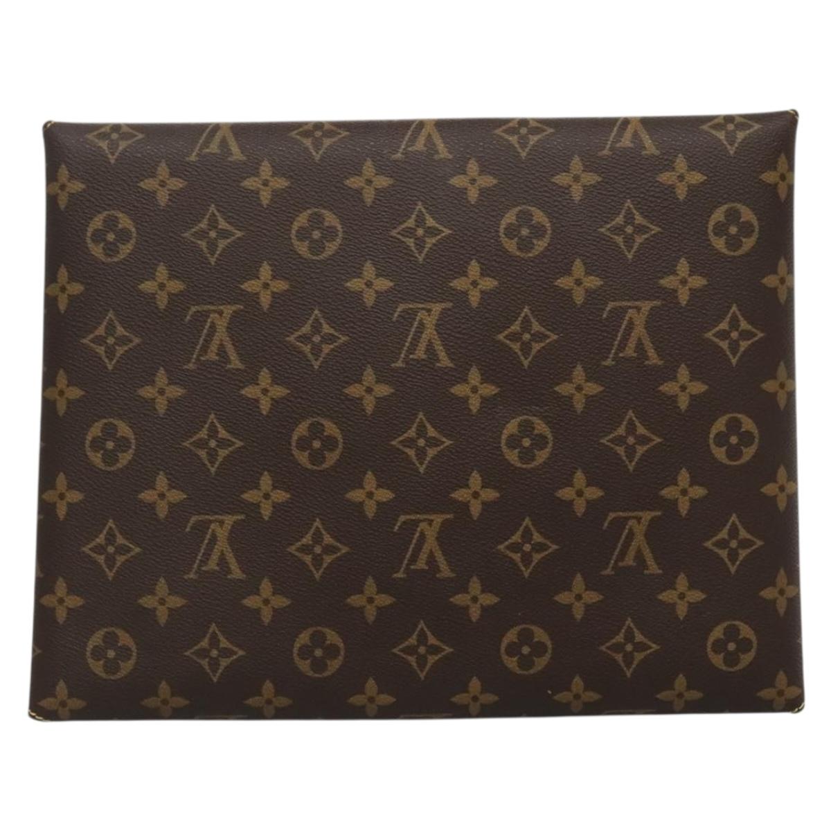 LOUIS VUITTON Monogram Visionaire Briefcase M99045 LV Auth 128672