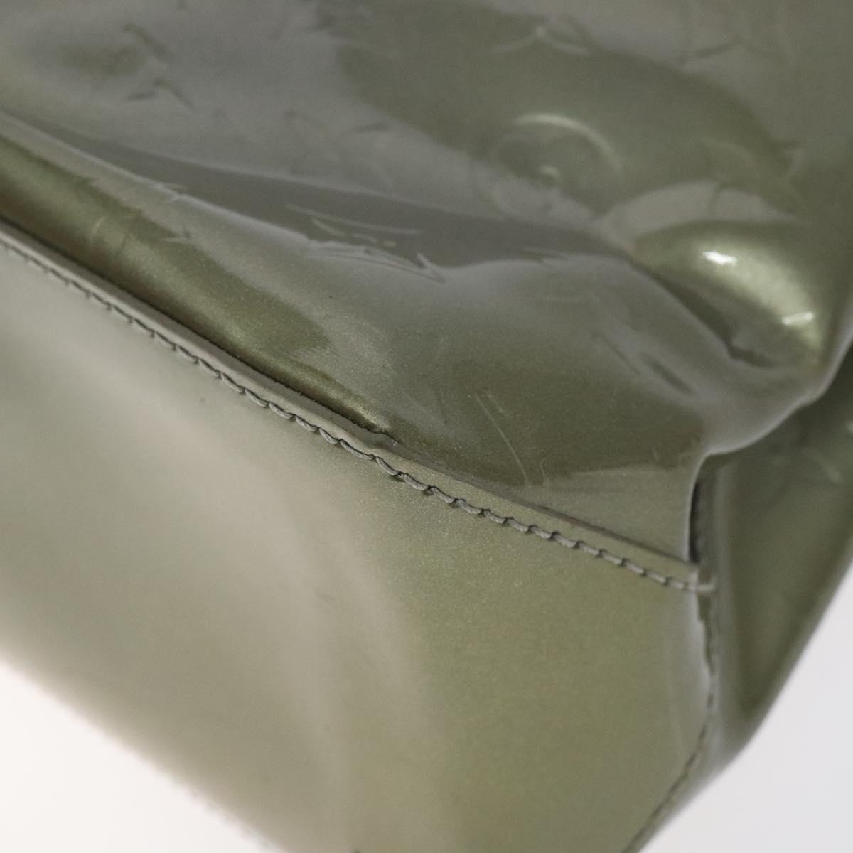 LOUIS VUITTON Monogram Vernis Wilshire PM Bag Gris Art Deco M91627 Auth 128675