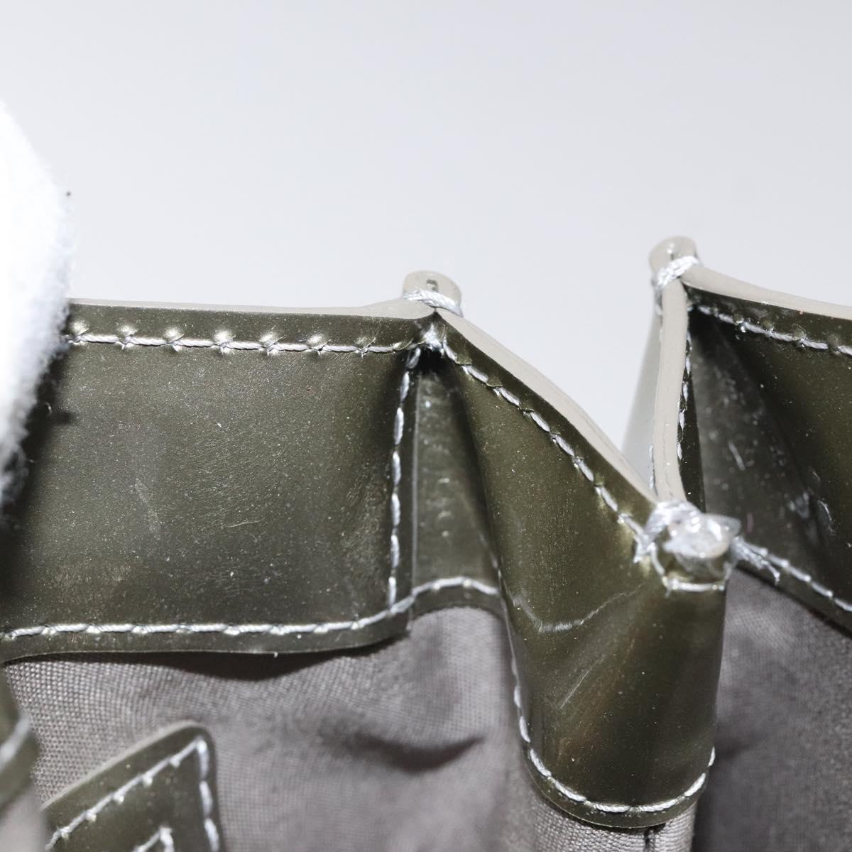 LOUIS VUITTON Monogram Vernis Wilshire PM Bag Gris Art Deco M91627 Auth 128675