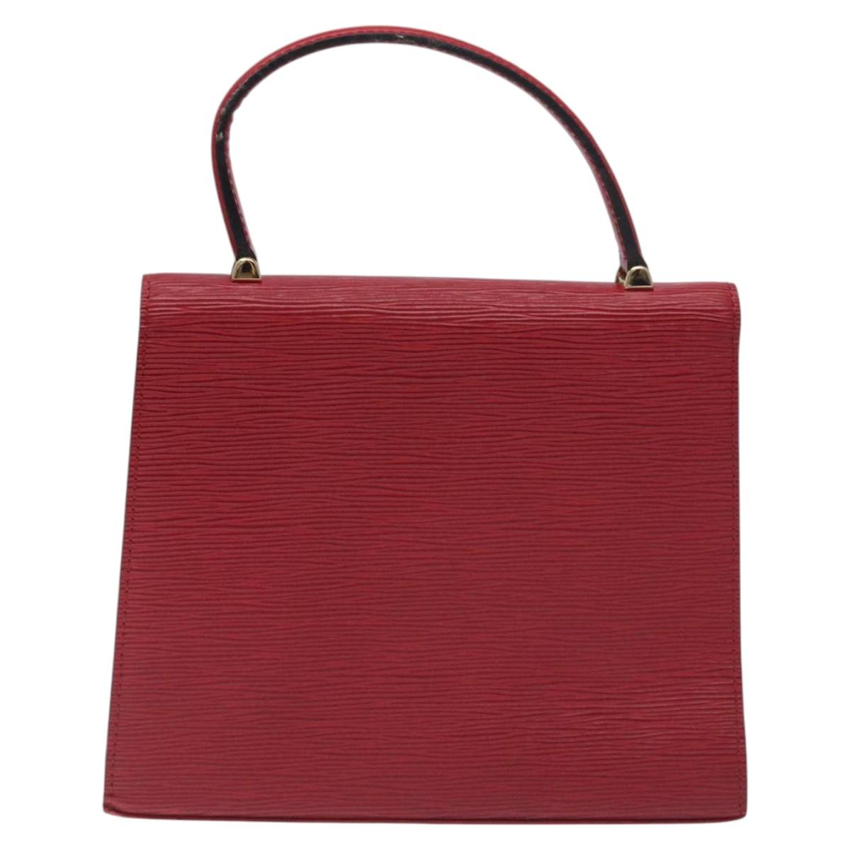 LOUIS VUITTON Epi Malesherbes Hand Bag Red M52377 LV Auth 128681