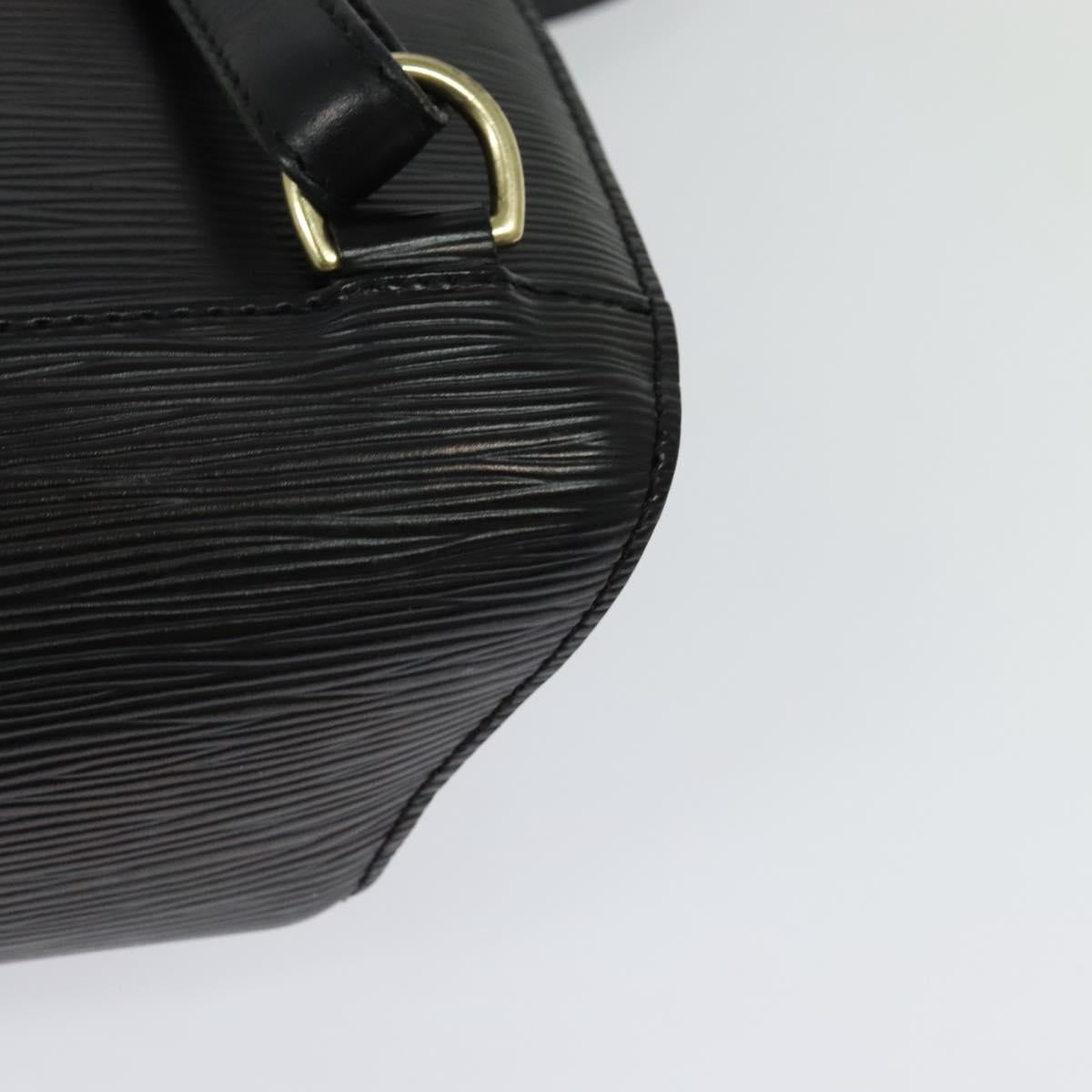 LOUIS VUITTON Epi Mabillon Backpack Black M52232 LV Auth 128682