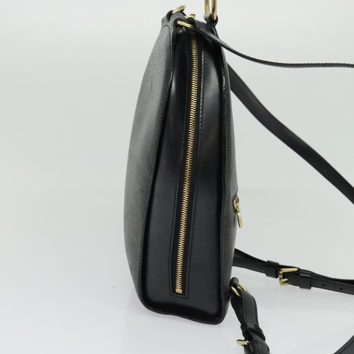 LOUIS VUITTON Epi Mabillon Backpack Black M52232 LV Auth 128682