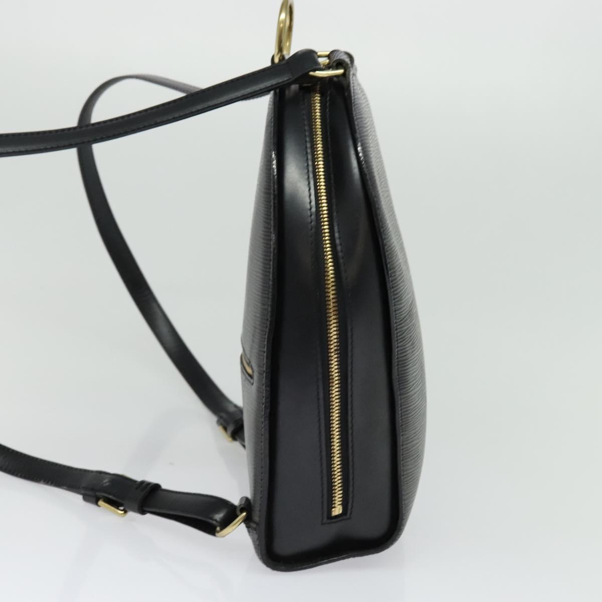 LOUIS VUITTON Epi Mabillon Backpack Black M52232 LV Auth 128682