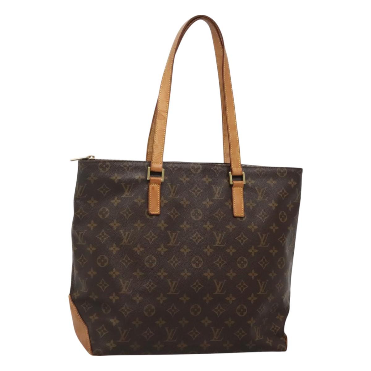 LOUIS VUITTON Monogram Cabas Piano Tote Bag M51148 LV Auth 128689