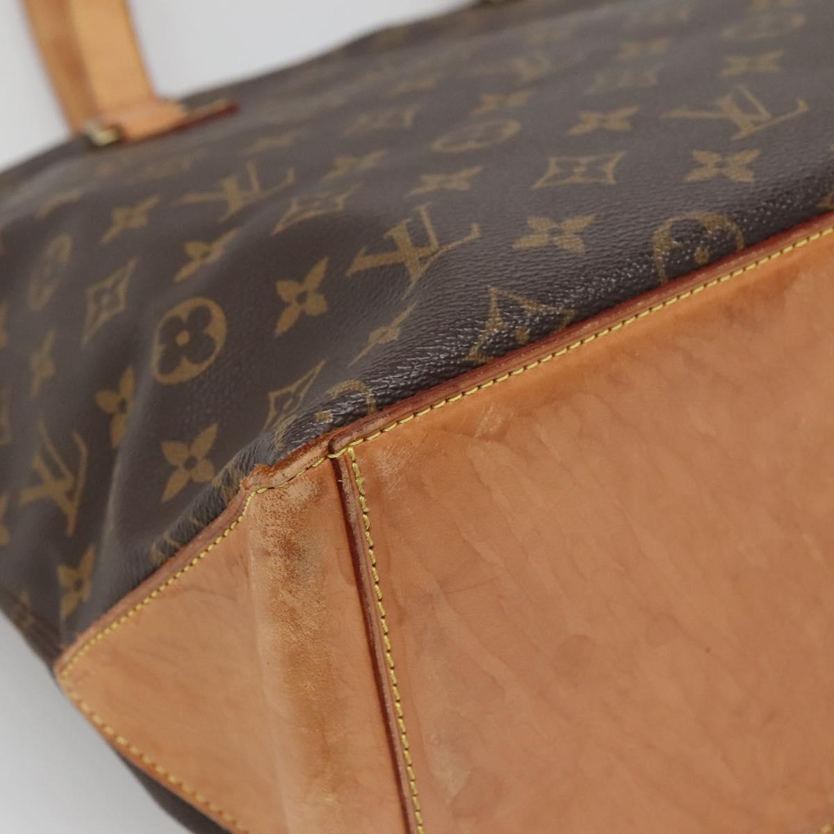 LOUIS VUITTON Monogram Cabas Piano Tote Bag M51148 LV Auth 128689