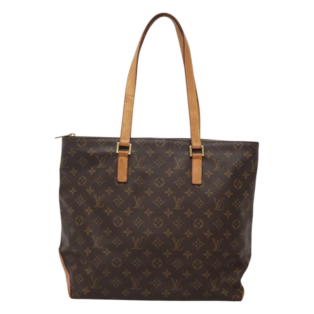 LOUIS VUITTON Monogram Cabas Piano Tote Bag M51148 LV Auth 128689