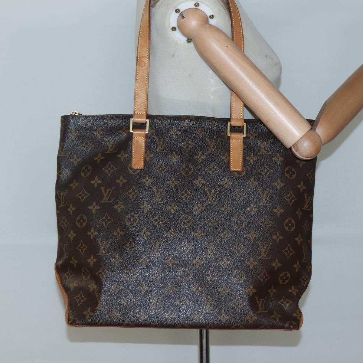 LOUIS VUITTON Monogram Cabas Piano Tote Bag M51148 LV Auth 128689