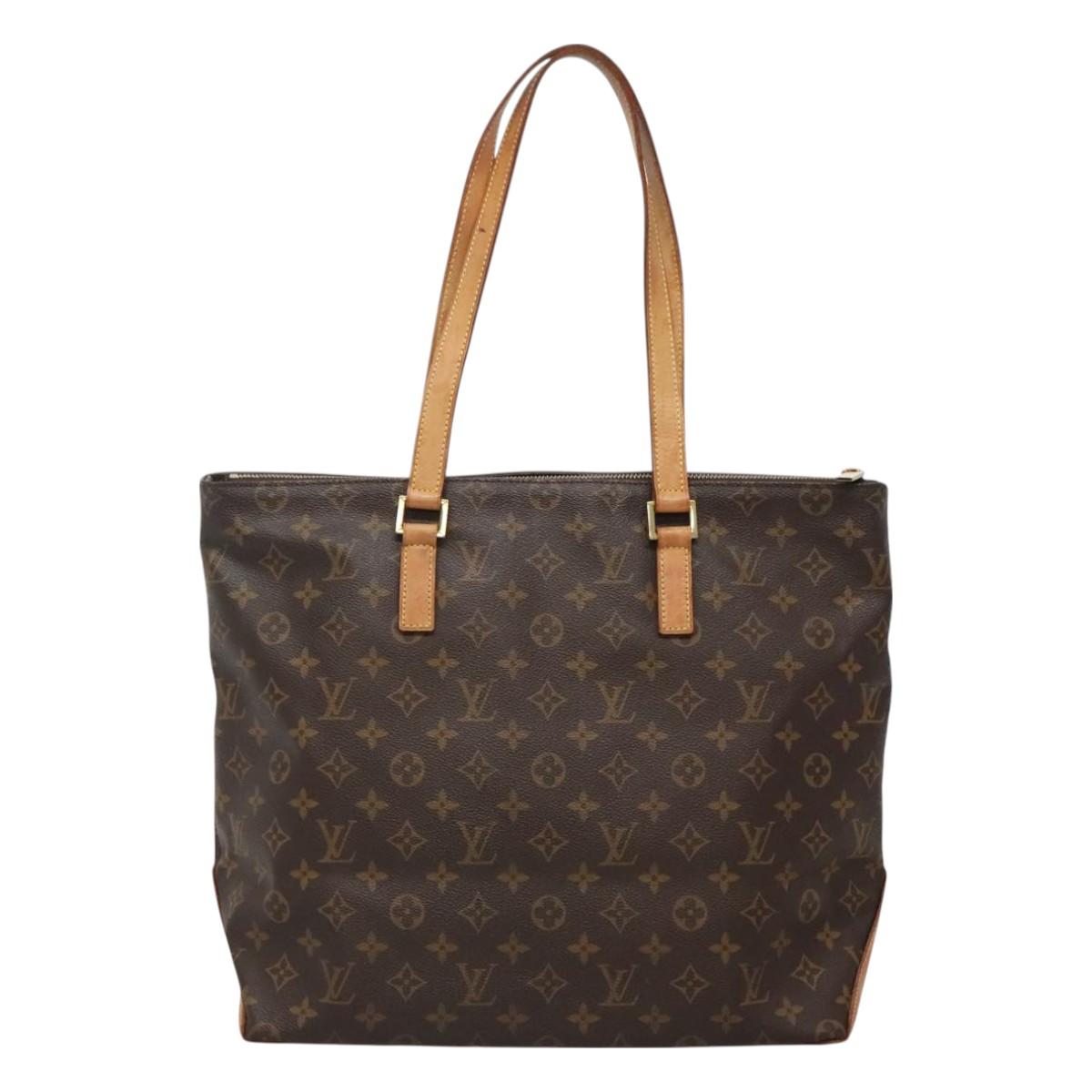 LOUIS VUITTON Monogram Cabas Piano Tote Bag M51148 LV Auth 128689