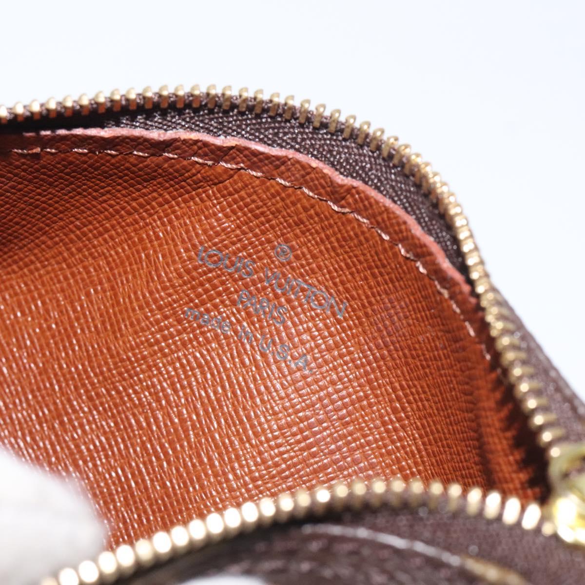 LOUIS VUITTON Monogram Papillon Pouch LV Auth 128697