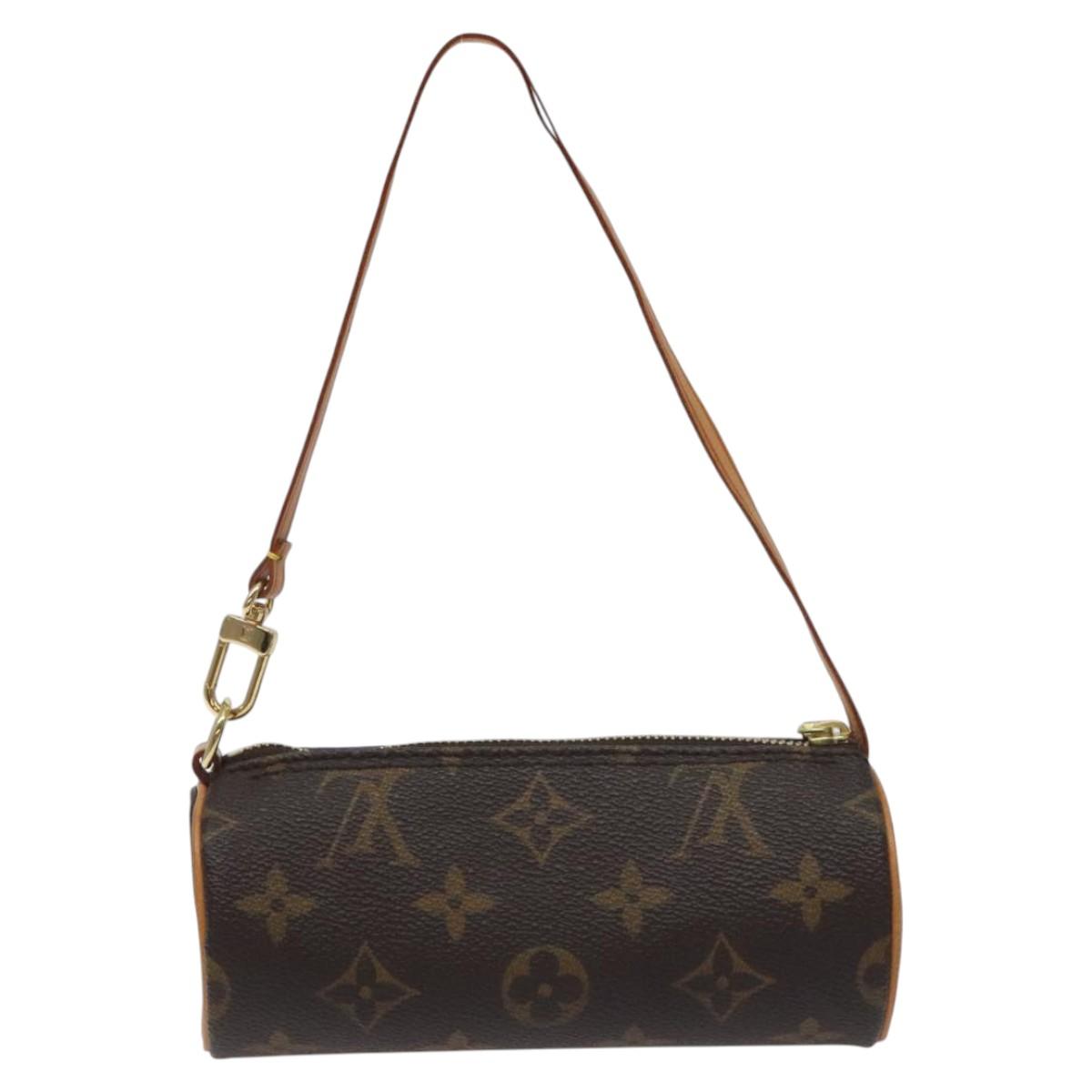 LOUIS VUITTON Monogram Papillon Pouch LV Auth 128697