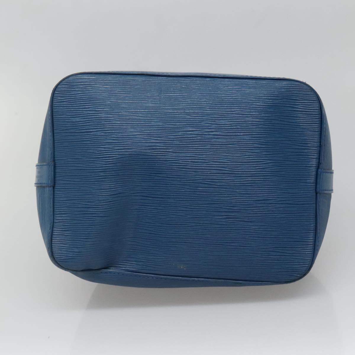 LOUIS VUITTON Epi Petit Noe Shoulder Bag Blue M44105 LV Auth 128706