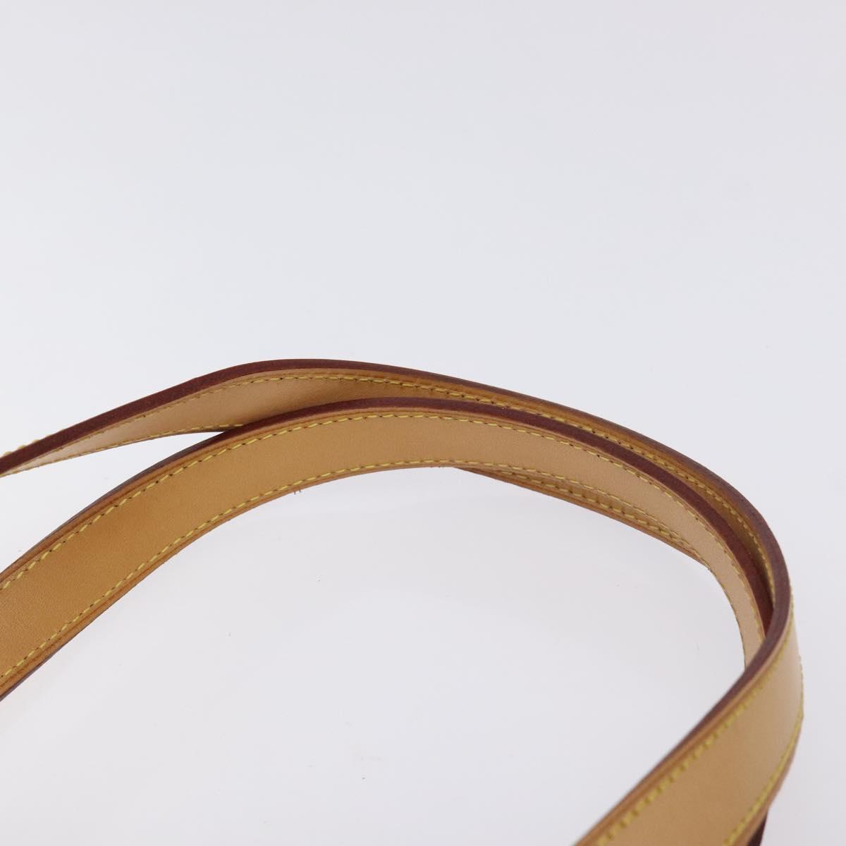 LOUIS VUITTON Monogram Vernis Houston Hand Bag Beige M91004 LV Auth 128707